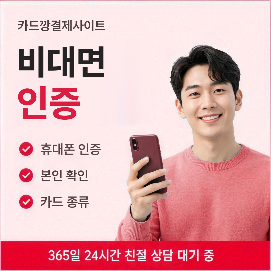 다음머니 카드깡결제사이트 비대면 인증 절차 안내