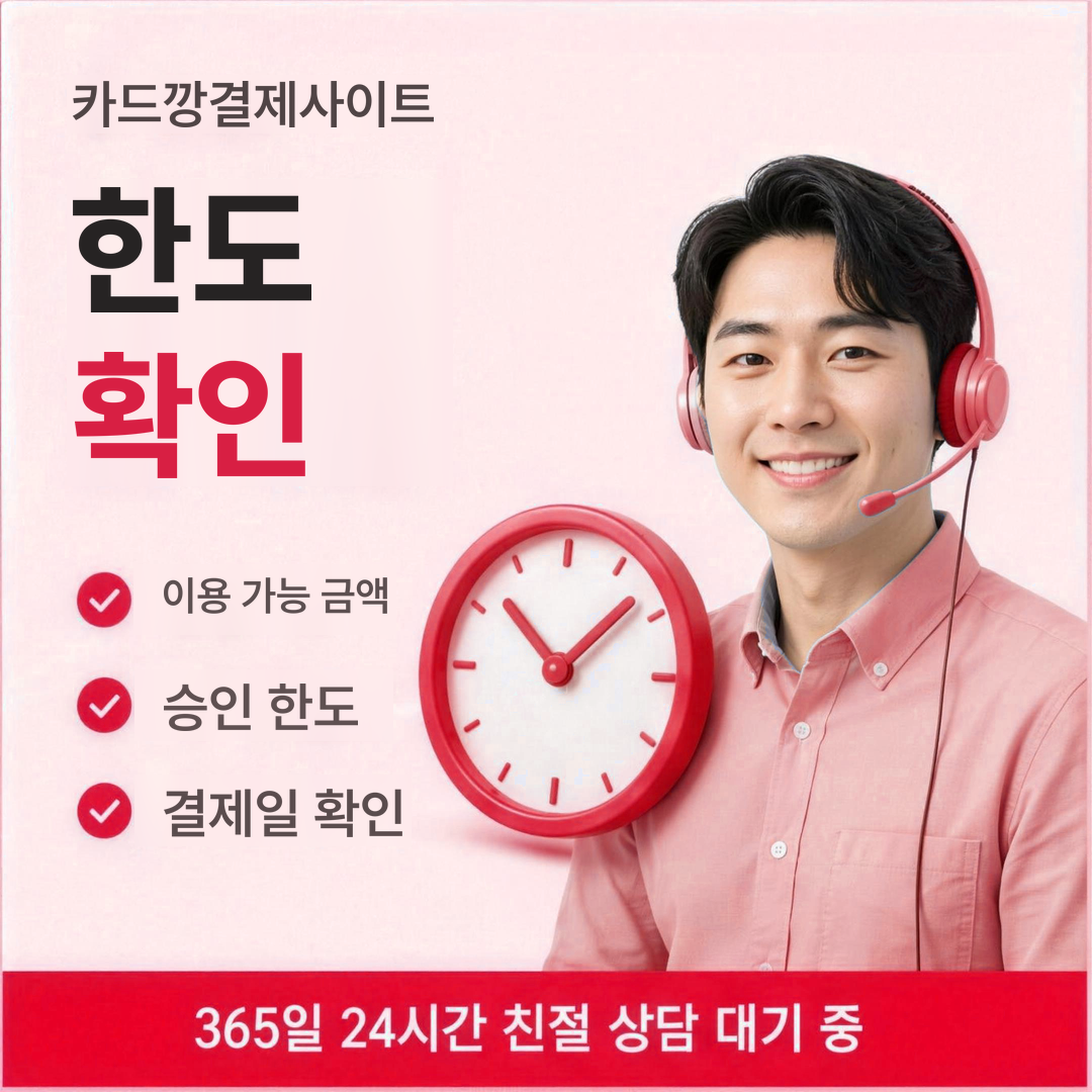다음머니 카드깡결제사이트 한도 확인 방법 안내