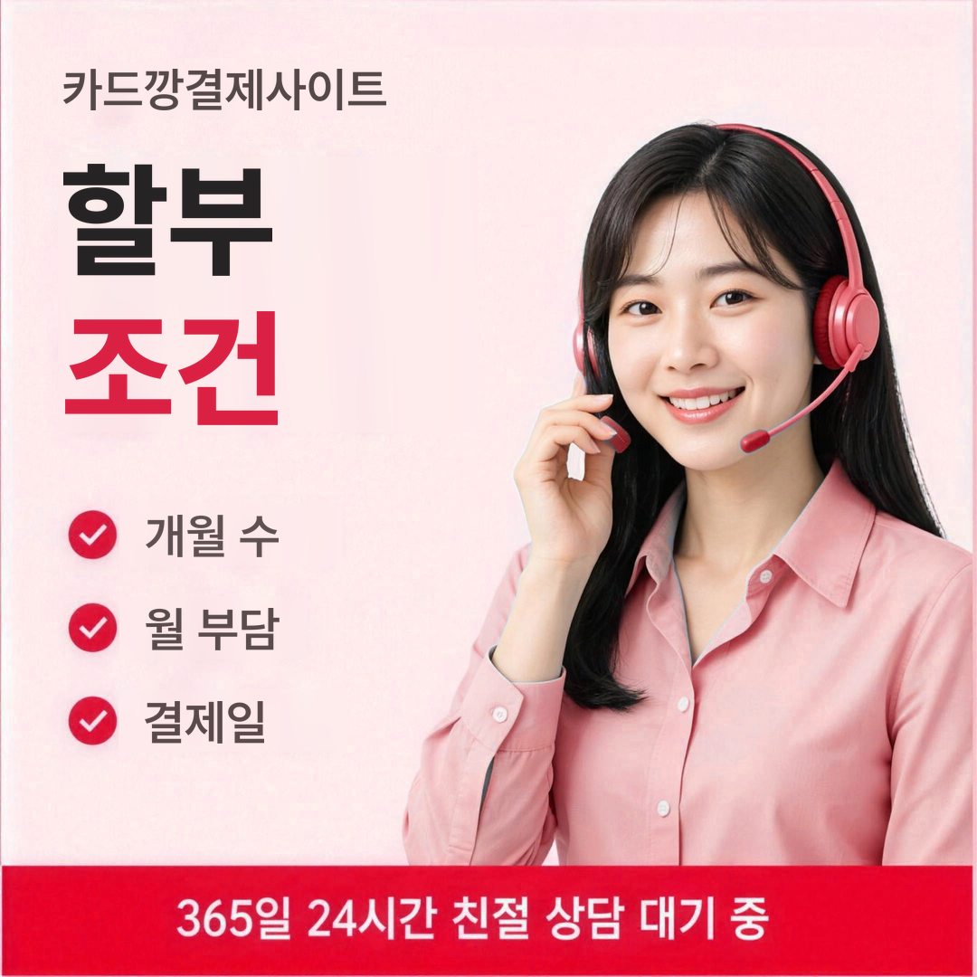 다음머니 카드깡결제사이트 할부 조건 정리 안내